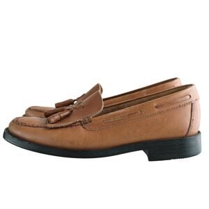 Women's Tan Weejuns Bass Marieta II Slip On Leather Loafers - 7.5M